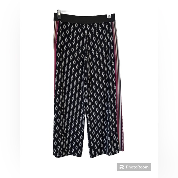 WHBM slinky palazzo pants Moroccan print - Picture 2 of 5